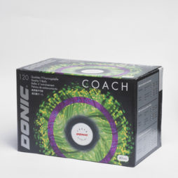 Bolas 40+ Coach (plástico) da Donic na Patacho Ténis de Mesa
