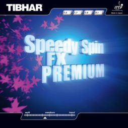Speedy Spin FX Premium da Tibhar na Patacho Ténis de Mesa