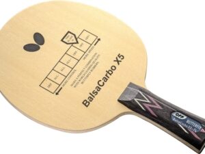 Balsa Carbon X5 da Butterfly na Patacho Ténis de Mesa